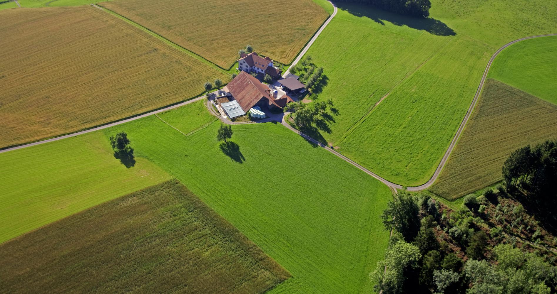 Luftbild Bauernhof