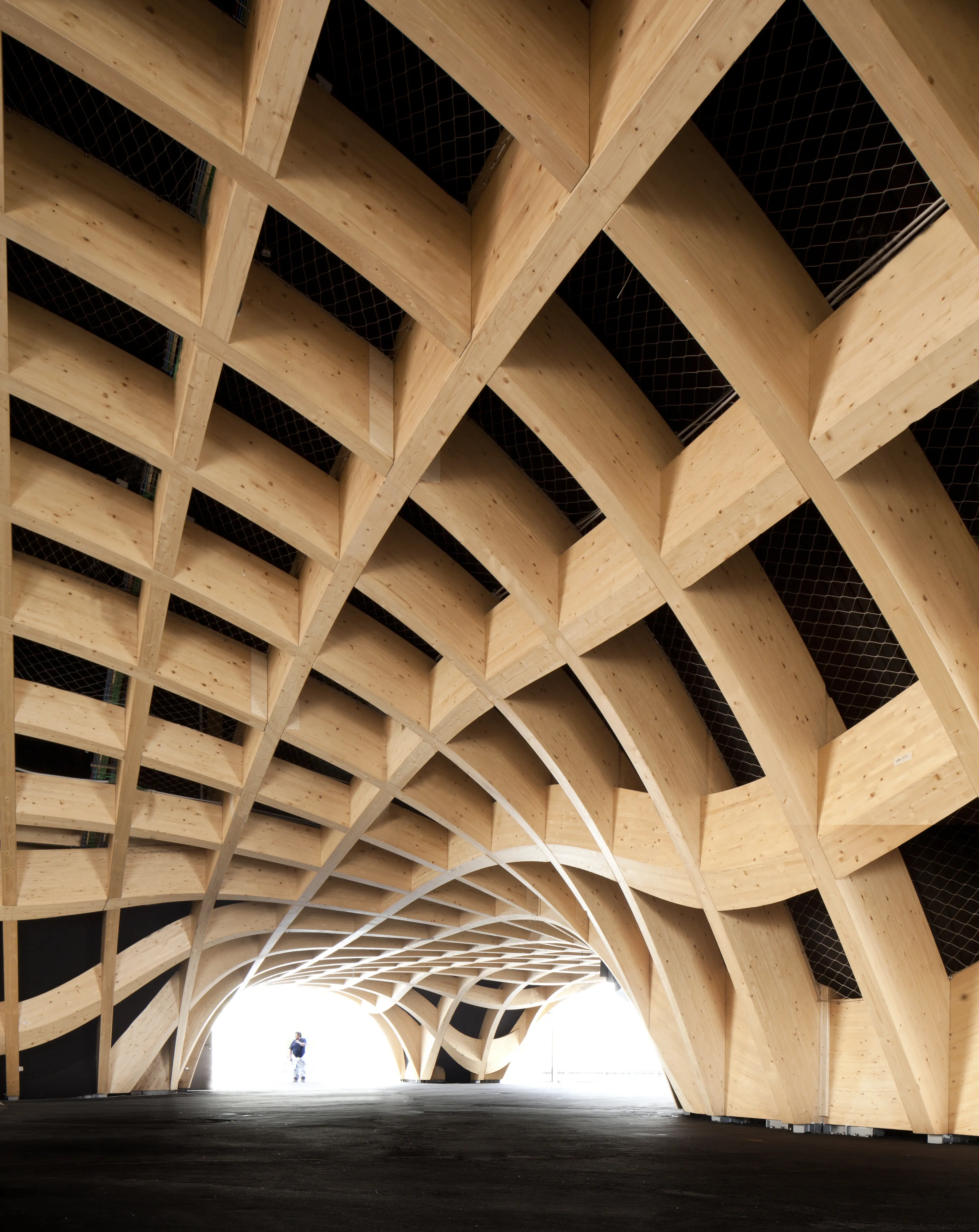 Der Pavillon für Frankreich an der Expo 2015 in Mailand wurde von X-TU Architekten (Paris) innert drei Monaten entworfen und dur