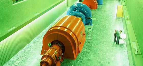 The picture shows the power station Handeck 3.